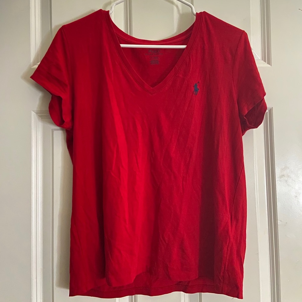 Women’s Ralph Lauren Polo V Neck T-Shirt